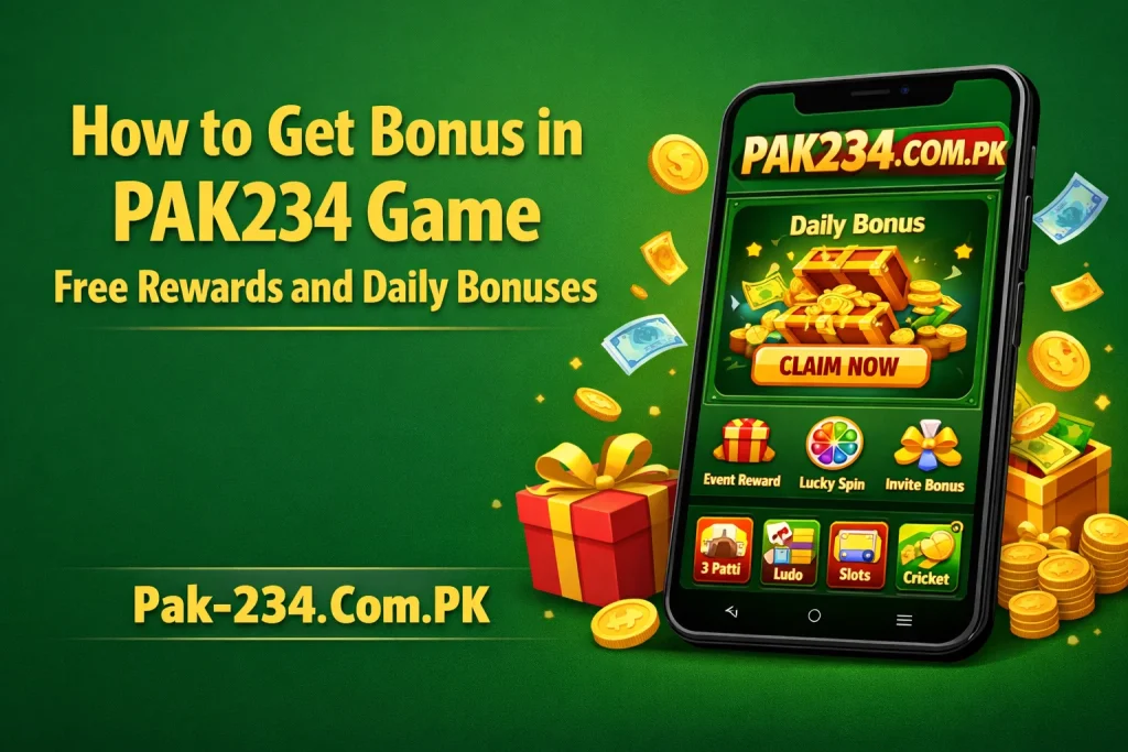 How to Get Bonus in PAK234 Game