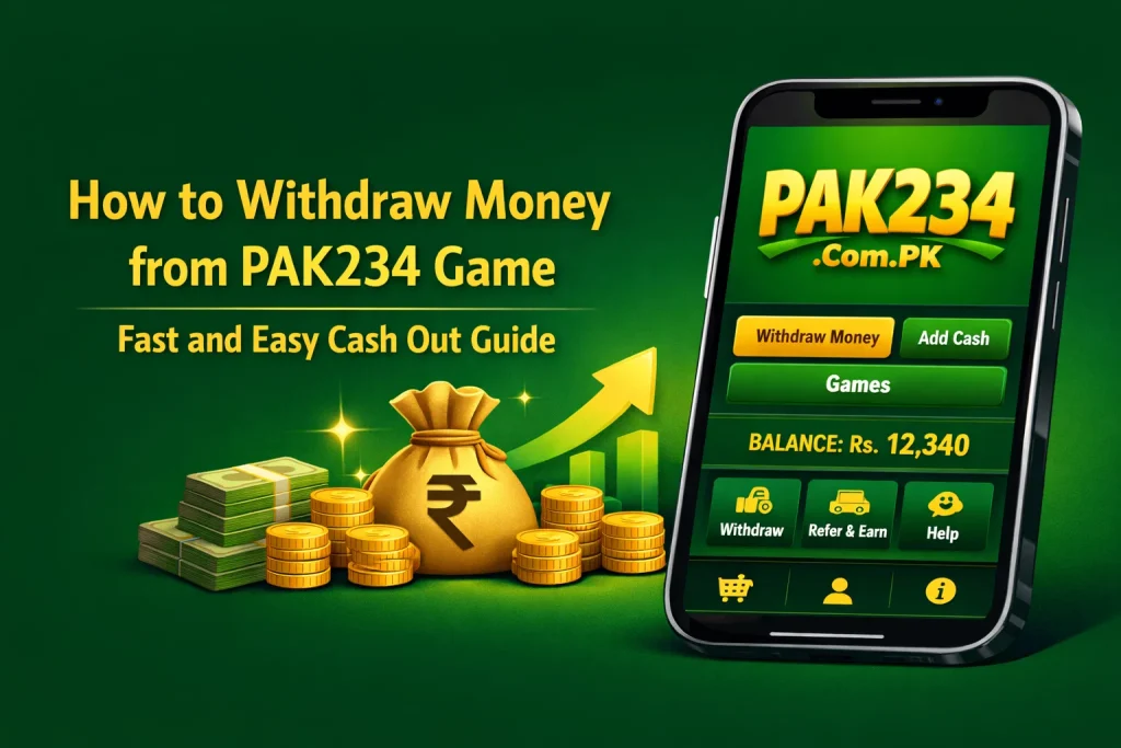 How to Withdraw Money from PAK234 Game