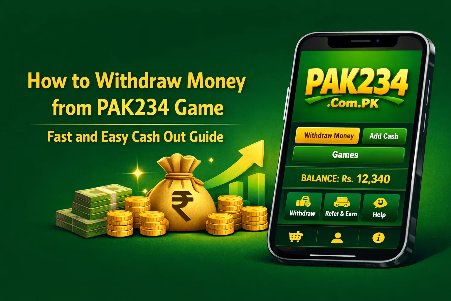 How to Withdraw Money from PAK234 Game