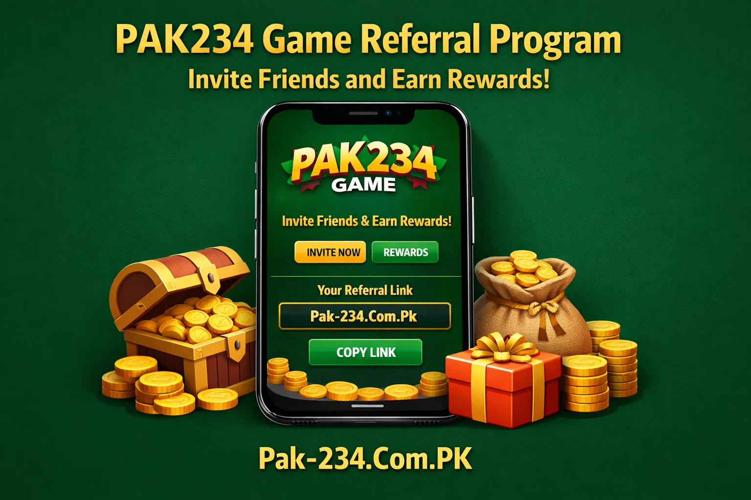 PAK234 Game Referral Program