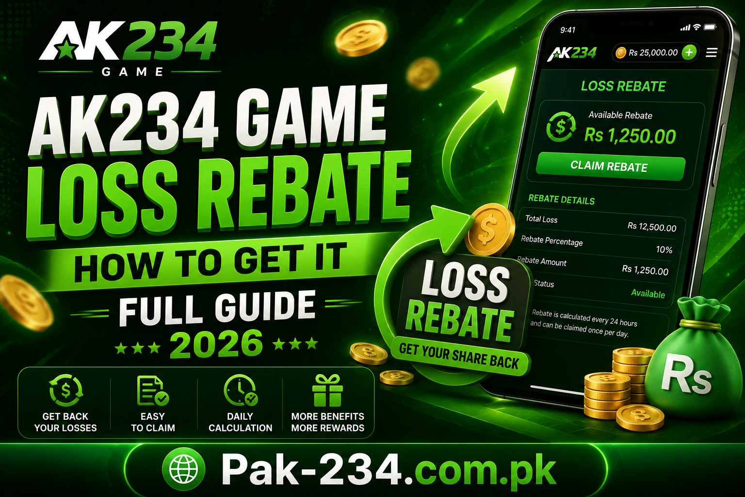 Pak234 Game Loss Rebate